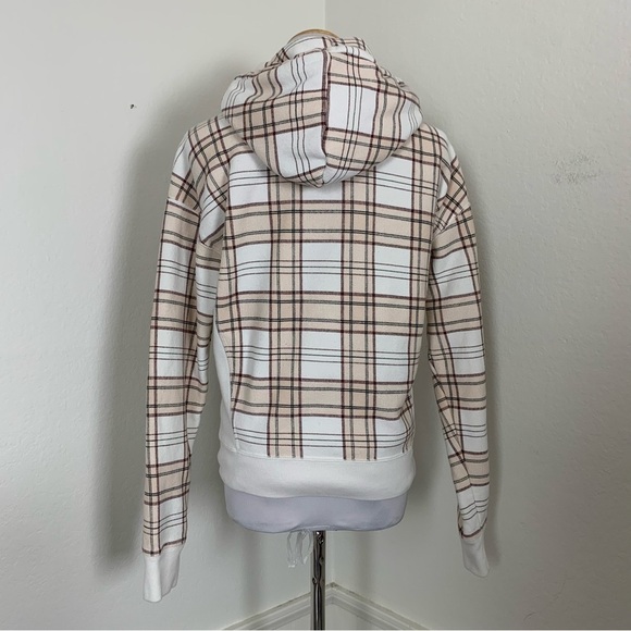 Champion UO Exclusive Plaid Hoodie Sweatshirt Women’s XS Reverse Weave - Picture 7 of 16
